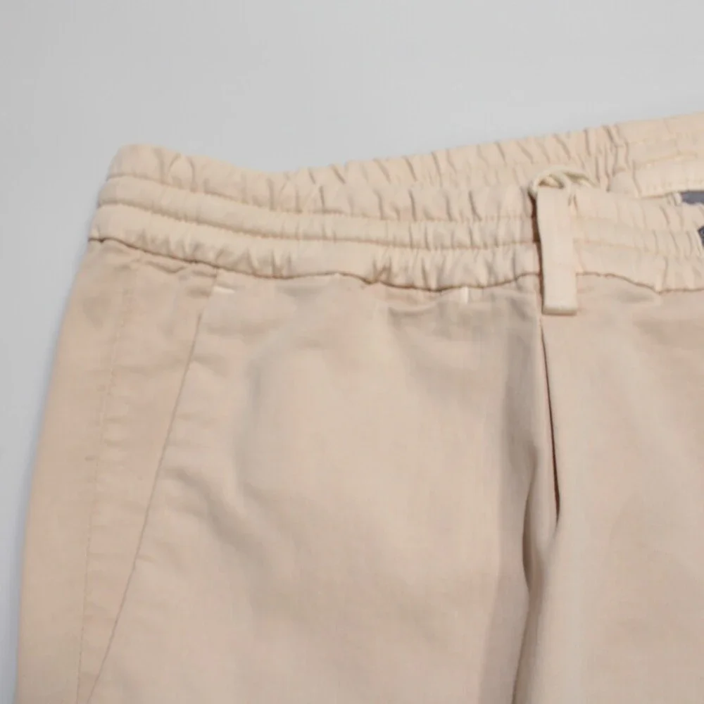 Fradi NWT Casual Pleated Jogger Pants Size 38 US in Beige Cotton Blend